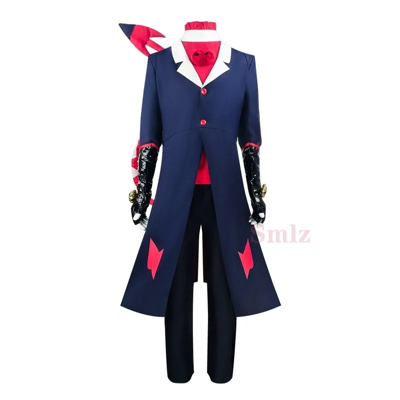 Hazbin Cosplay Hotel Blitzo Helluva Boss Cosplay Costume Adult Men Women Uniform Suit Halloween Carnival Costume 
Hazbin Cosplay Hotel Blitzo Helluva Boss Cosplay Costume Adult Men Women Uniform Suit Halloween Carnival Costume