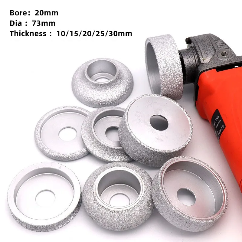 Grinding Variety 10~30mm Diamond 1pcs Abrasive Shapes Wheel Profile Disc Grinding Diamond Brazed Of 73mm Wheel Tools Thickness
Grinding Variety 10~30mm Diamond 1pcs Abrasive Shapes Wheel Profile Disc Grinding Diamond Brazed Of 73mm Wheel Tools Thickness