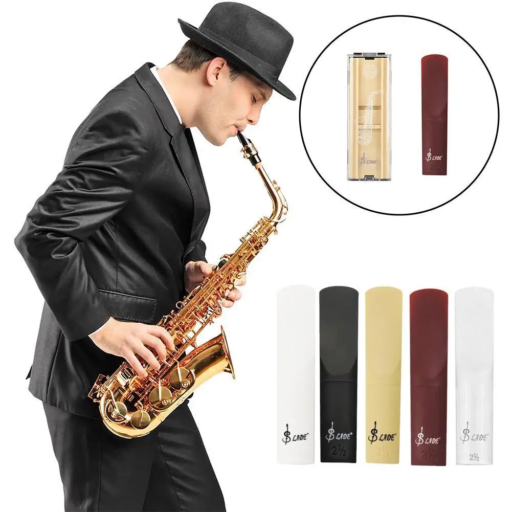 1pcs Alto Saxophone Reed Resin Reeds Strength 2.5 Alto Sax Saxophone Musical Instrument Accessories
1pcs Alto Saxophone Reed Resin Reeds Strength 2.5 Alto Sax Saxophone Musical Instrument Accessories