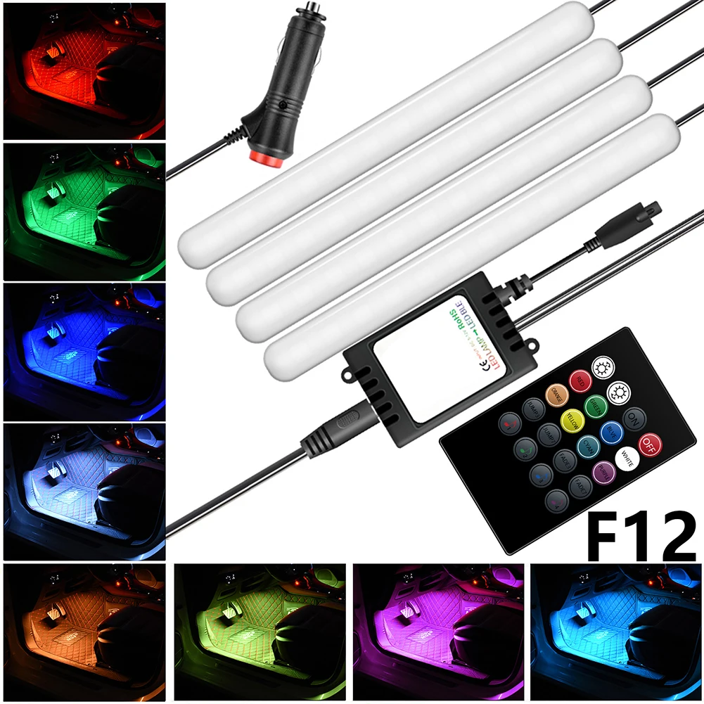 Car Atmosphere Light Strips LED Car Foot Light RGB Color Changing APP Remote Control Interior Decorative Light Voice Control
Car Atmosphere Light Strips LED Car Foot Light RGB Color Changing APP Remote Control Interior Decorative Light Voice Control