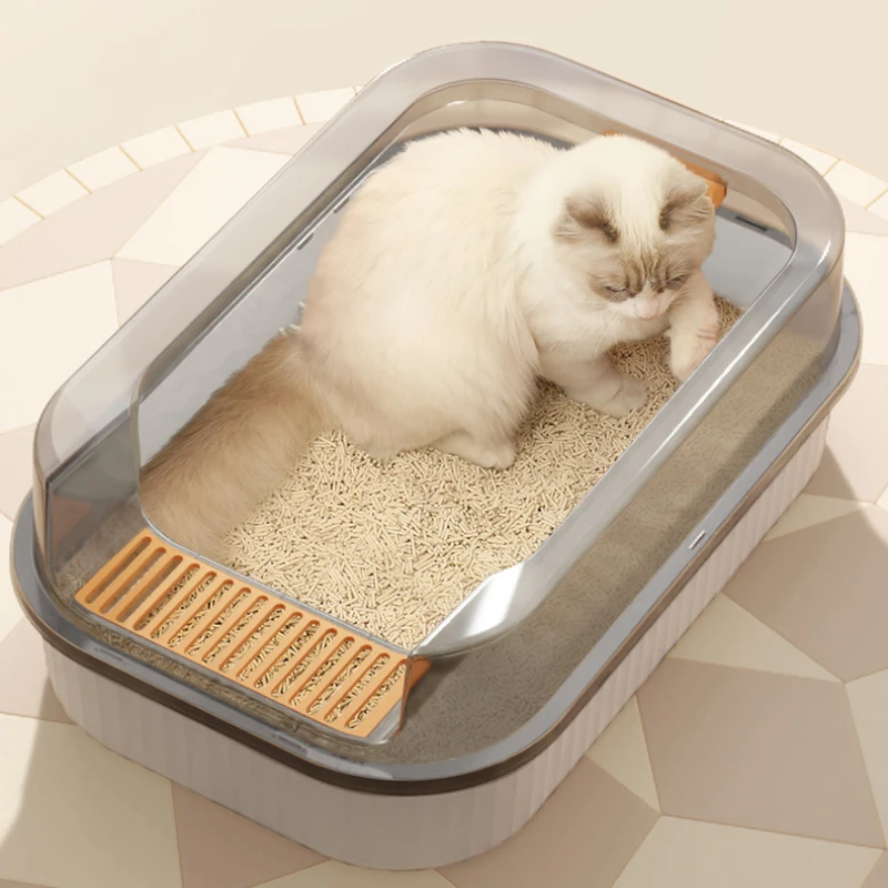 Litter Basin Toilet Cat Bedpans Large Size Fully Open Deodorization Deodorization Cat Bedpans Areneros Para Gato Supplies QF50CB
Litter Basin Toilet Cat Bedpans Large Size Fully Open Deodorization Deodorization Cat Bedpans Areneros Para Gato Supplies QF50CB