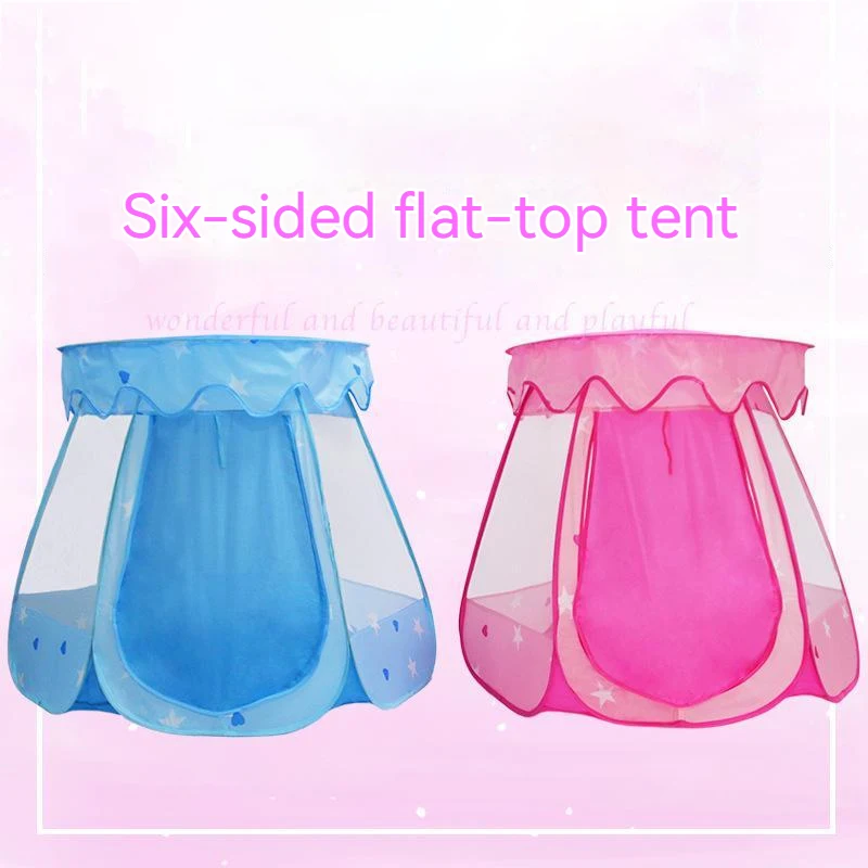 Children's Tent Toy Hexagonal Covered Polyester Cloth Game House Indoor Outdoor Baby House Ball Pool Castle Fold Easy Storage 
Children's Tent Toy Hexagonal Covered Polyester Cloth Game House Indoor Outdoor Baby House Ball Pool Castle Fold Easy Storage