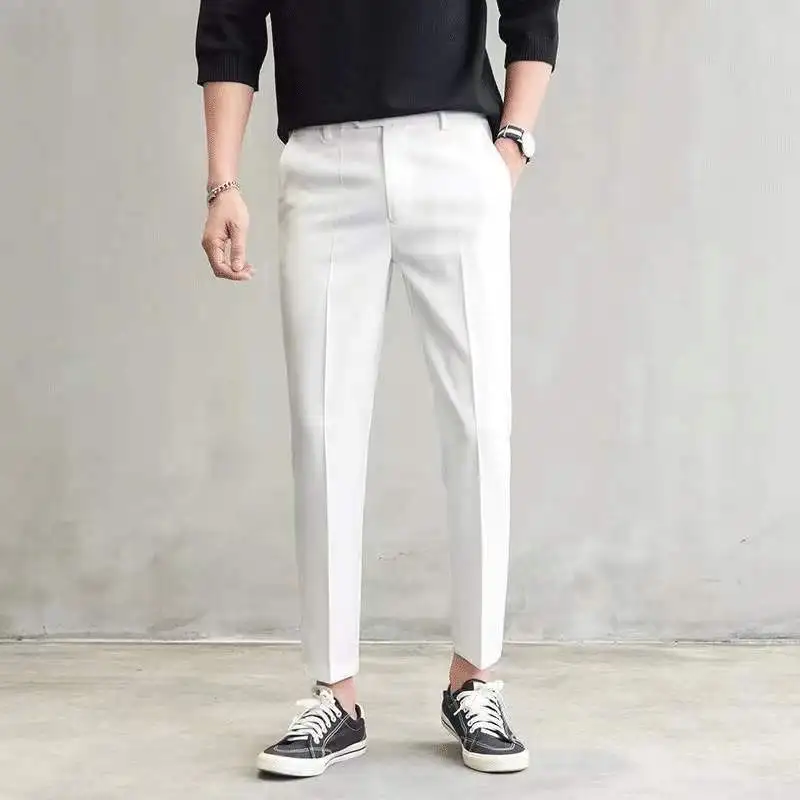Men Spring Autumn Casual Full Length Pants 2023 Fashion Slim Fit Suit Pants Streetwear Social Business Long Trousers C46
Men Spring Autumn Casual Full Length Pants 2023 Fashion Slim Fit Suit Pants Streetwear Social Business Long Trousers C46