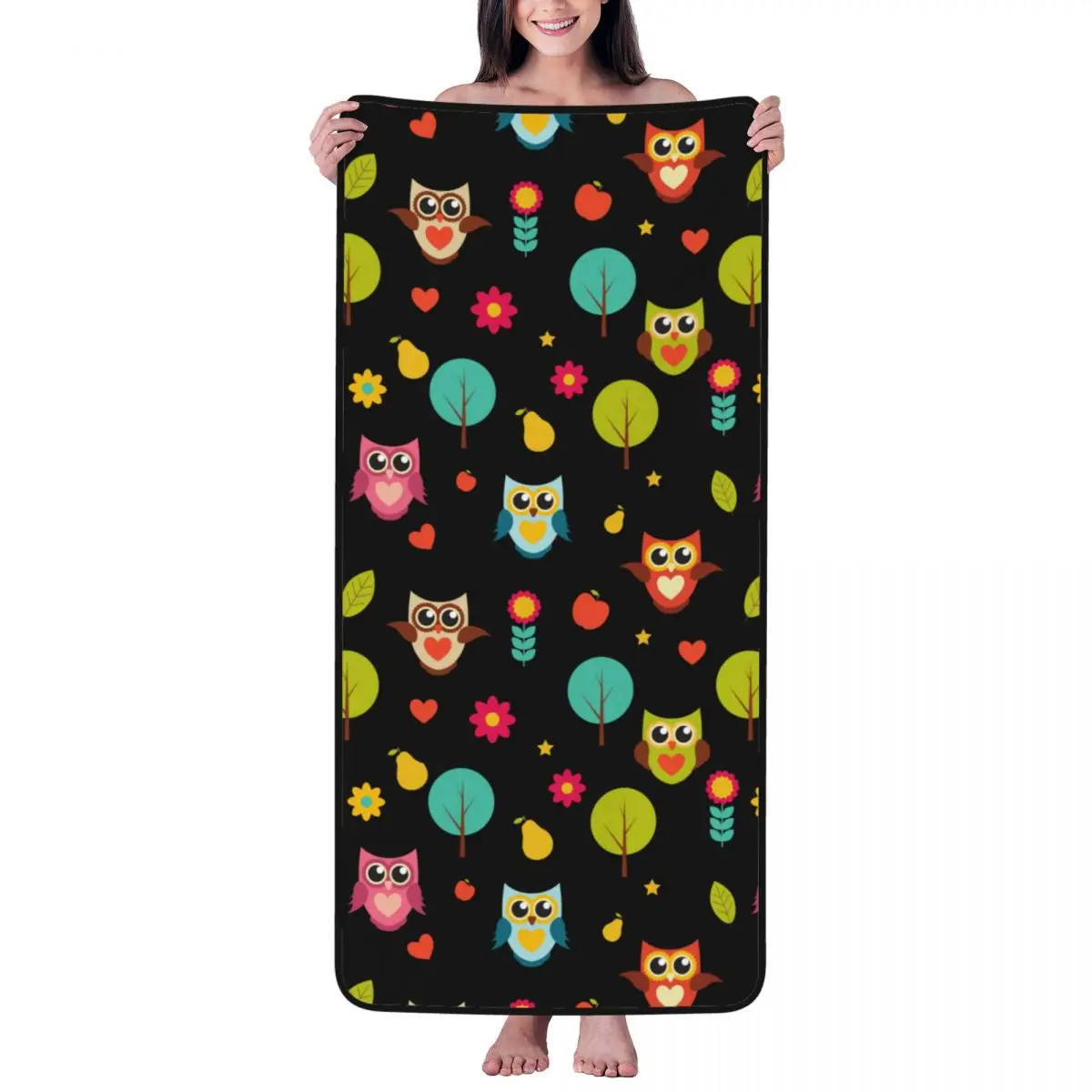 Cute Owl Seamless Beach Towel for Adult Kids Microfiber Bath Towel Blanket for Camping Swim Pool Travel Beach Gym
Cute Owl Seamless Beach Towel for Adult Kids Microfiber Bath Towel Blanket for Camping Swim Pool Travel Beach Gym