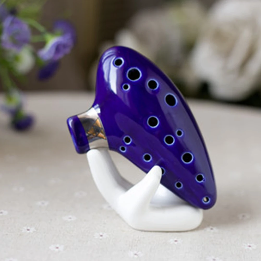 12Holes Ocarina Alto C Key Ceramic Ocarina With Holder/music Book/ Lanyard Beginner Flute Musical Instrument
12Holes Ocarina Alto C Key Ceramic Ocarina With Holder/music Book/ Lanyard Beginner Flute Musical Instrument