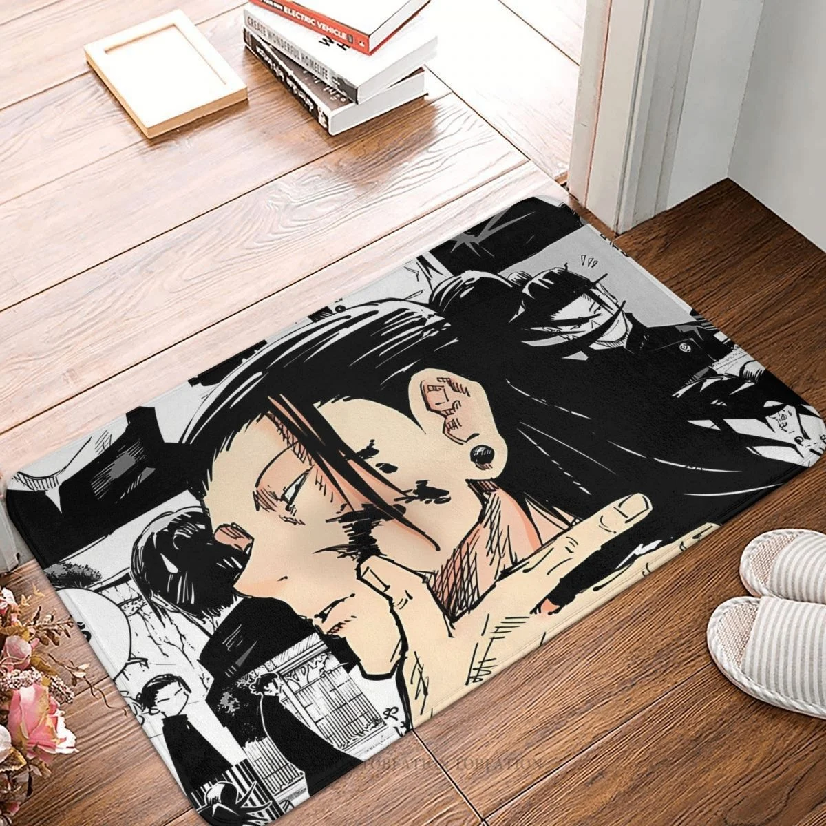 Jujutsu Kaisen Anime Anti-Slip Doormat Kitchen Mat Geto Manga Collage Floor Carpet Entrance Door Rug Home Decorative
Jujutsu Kaisen Anime Anti-Slip Doormat Kitchen Mat Geto Manga Collage Floor Carpet Entrance Door Rug Home Decorative