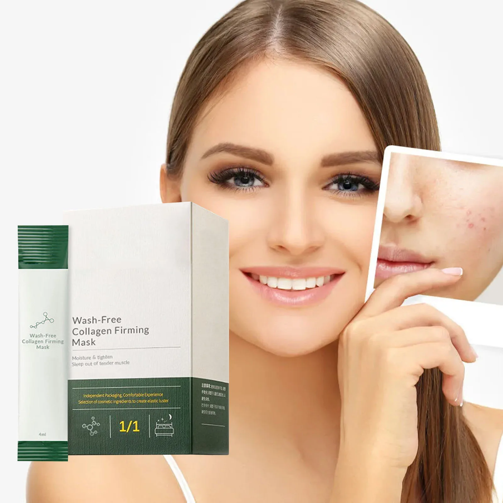 10 шт., увлажняющая Антивозрастная маска для лица 
10 шт., увлажняющая Антивозрастная маска для лица