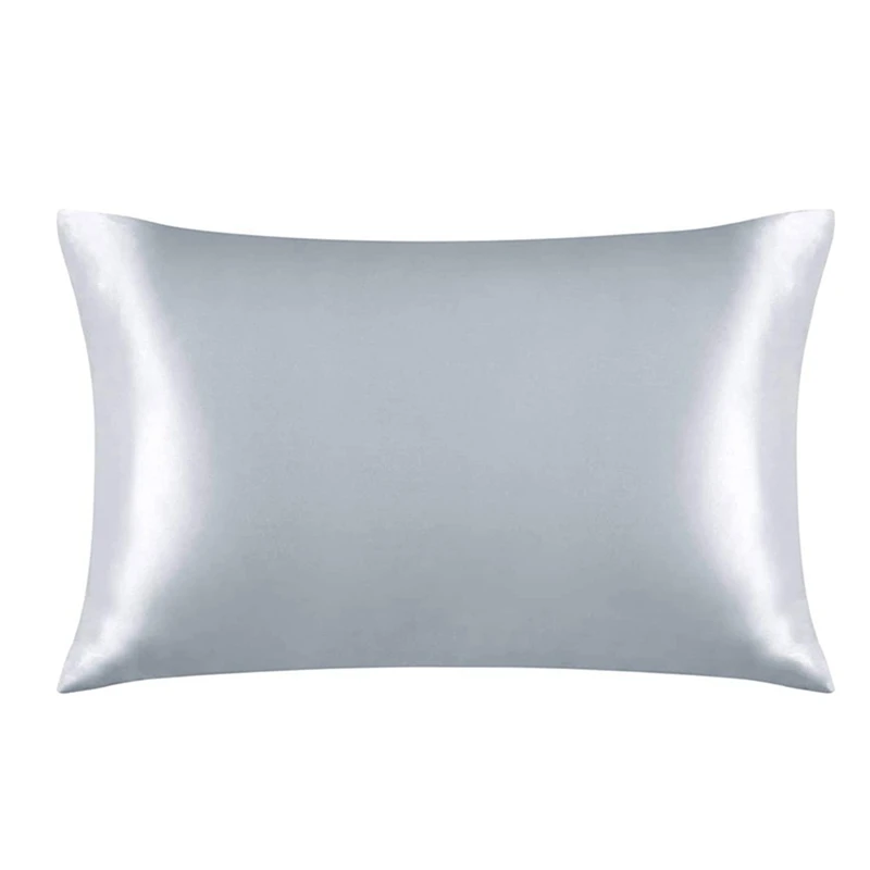 Both Sides Natural Pure Mulberry Silk Pillowcase For Hair And Skin, 600 Thread Count 50X75cm-Silver Gray
Both Sides Natural Pure Mulberry Silk Pillowcase For Hair And Skin, 600 Thread Count 50X75cm-Silver Gray
