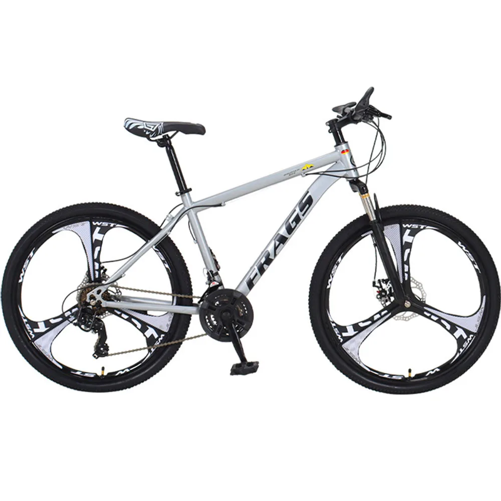 26 Inch Bicycle 27/30 Speed Bike Spoke And Three Blade Wheel Rubber Outer Tire High Carbon Steel Frame Mountain Cycling
26 Inch Bicycle 27/30 Speed Bike Spoke And Three Blade Wheel Rubber Outer Tire High Carbon Steel Frame Mountain Cycling