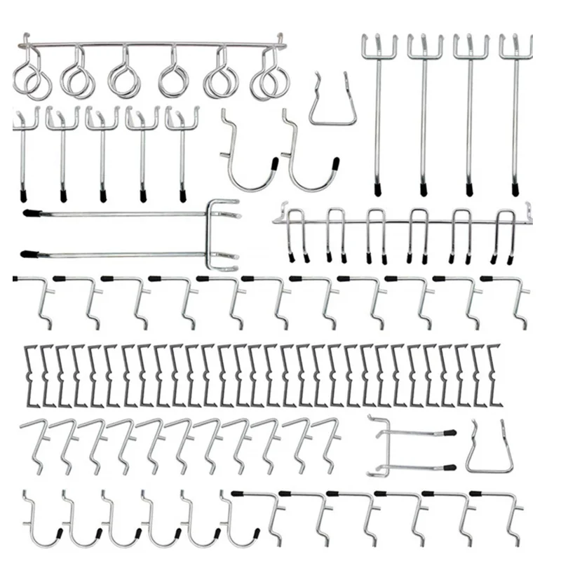 81PCS Pegboard Hooks Assortment Home Store Storage Hooks Peg Board Tool Hanger Set Garage Kitchen Workshop Organizer Hooks
81PCS Pegboard Hooks Assortment Home Store Storage Hooks Peg Board Tool Hanger Set Garage Kitchen Workshop Organizer Hooks