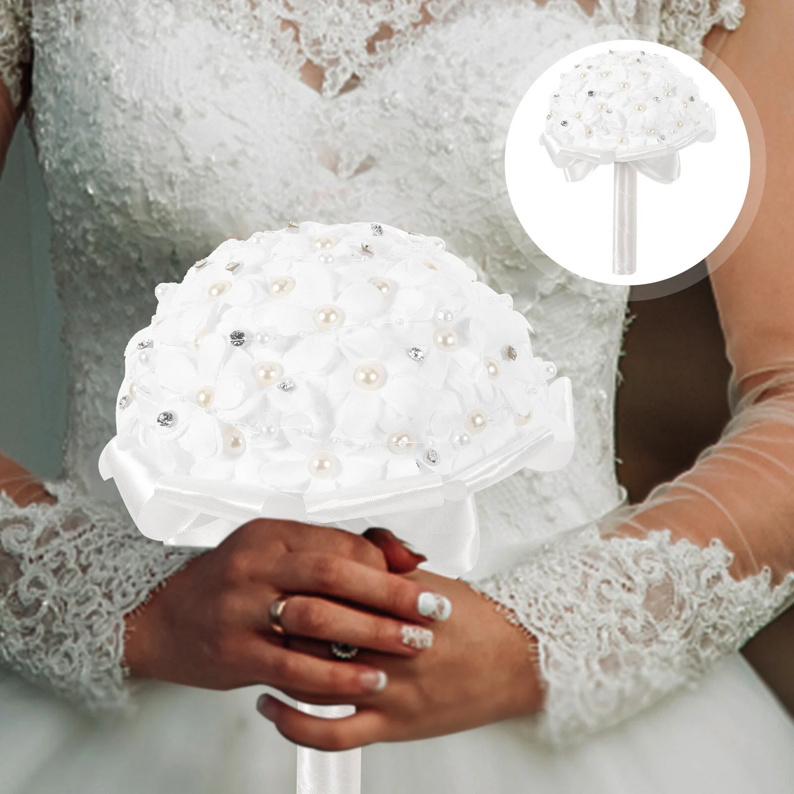 Decorations Artificial Bride Bouquet Fake Flower Bridesmaid Holding Bridal Accessoriess
Decorations Artificial Bride Bouquet Fake Flower Bridesmaid Holding Bridal Accessoriess