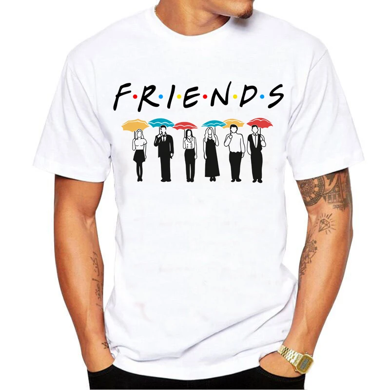 New hot sale printed cartoon T-shirt men casual graphics Friends TV short-sleeved shirt summer T-shirt top tee
New hot sale printed cartoon T-shirt men casual graphics Friends TV short-sleeved shirt summer T-shirt top tee