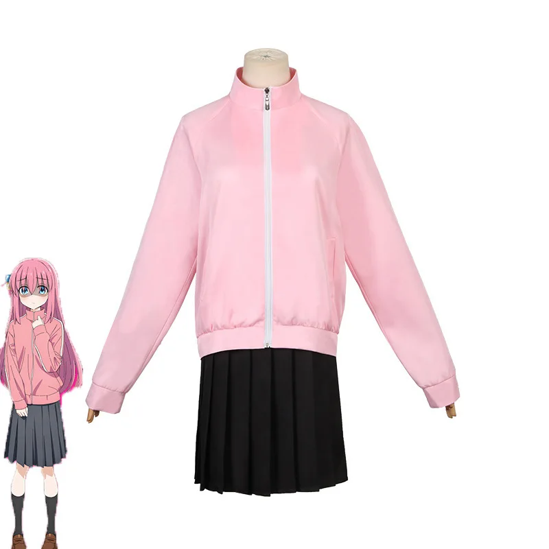 Anime Bocchi The Rock Costume Cosplay Hitori Bocchi Cotou Hitori Hoode Outfit Sport Zipper Coat
Anime Bocchi The Rock Costume Cosplay Hitori Bocchi Cotou Hitori Hoode Outfit Sport Zipper Coat