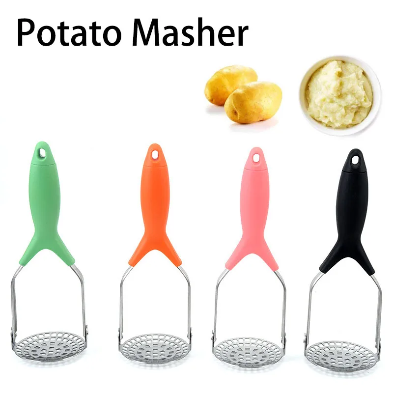 Stainless Steel Pressed Potato Masher Ricer Puree Juice Maker Potato Pusher Smooth Mashed Potatoes Crusher Kitchen Tool
Stainless Steel Pressed Potato Masher Ricer Puree Juice Maker Potato Pusher Smooth Mashed Potatoes Crusher Kitchen Tool