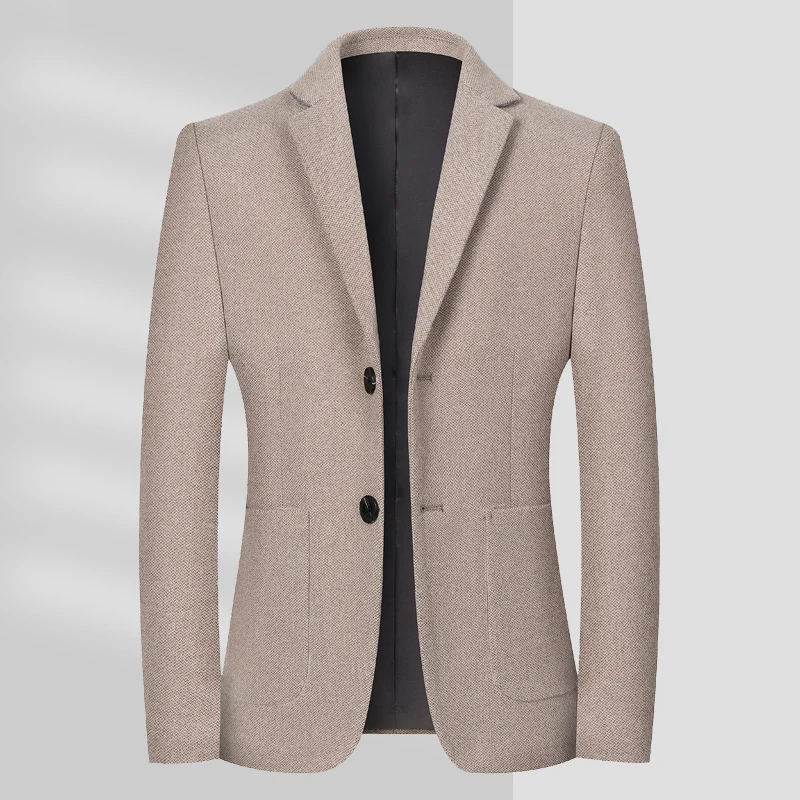 Spring Men's Casual Wool 2023 Tweed Office Suit New Business Coat Single Wool Tweed Suit Top Men's Cashmere Piece
Spring Men's Casual Wool 2023 Tweed Office Suit New Business Coat Single Wool Tweed Suit Top Men's Cashmere Piece