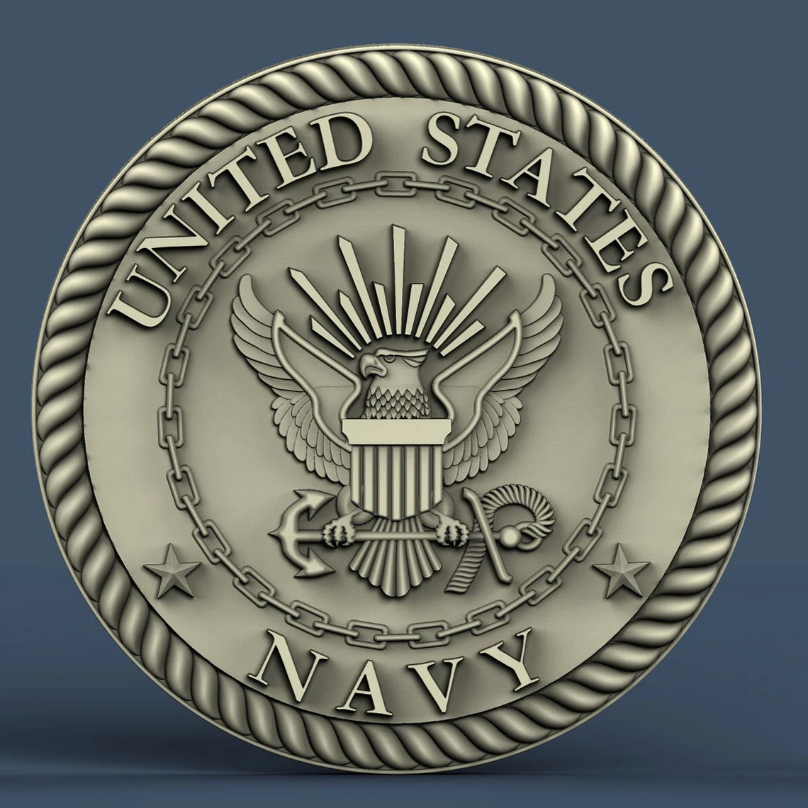 Значок военно-морской армии США, модель 3D STL для ЧПУ маршрутизатора, гравировки и рельефной 3d-печати, поддержка ZBrush Artcam Aspire
Значок военно-морской армии США, модель 3D STL для ЧПУ маршрутизатора, гравировки и рельефной 3d-печати, поддержка ZBrush Artcam Aspire