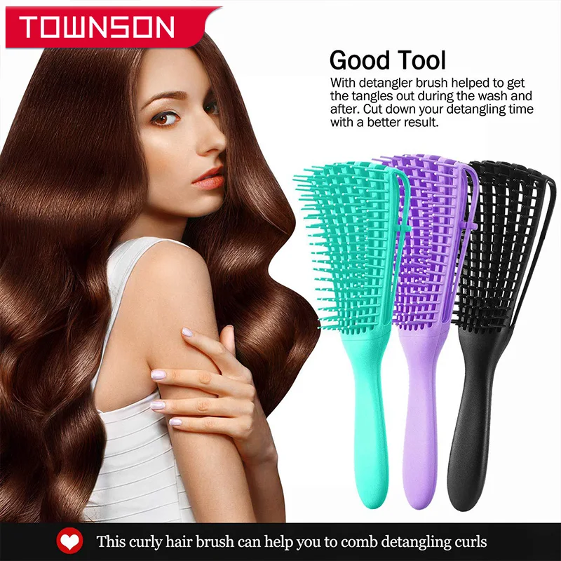 Detangling Hair Combs Scalp Massage African Detangling Brush Curly Hair Brush Wavy Curly Coily Wet Dry Oil Thick Hairbrush
Detangling Hair Combs Scalp Massage African Detangling Brush Curly Hair Brush Wavy Curly Coily Wet Dry Oil Thick Hairbrush