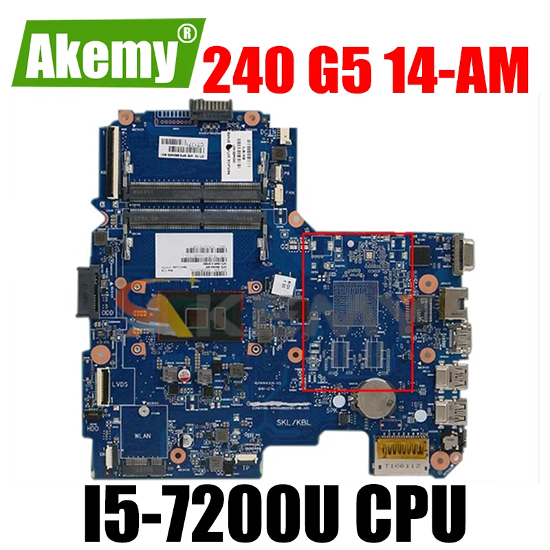 Материнская плата для ноутбука HP 240 G5 14-AM 6050A2822501-MB i5-7200U DDR4 UMA 100% протестирована
Материнская плата для ноутбука HP 240 G5 14-AM 6050A2822501-MB i5-7200U DDR4 UMA 100% протестирована