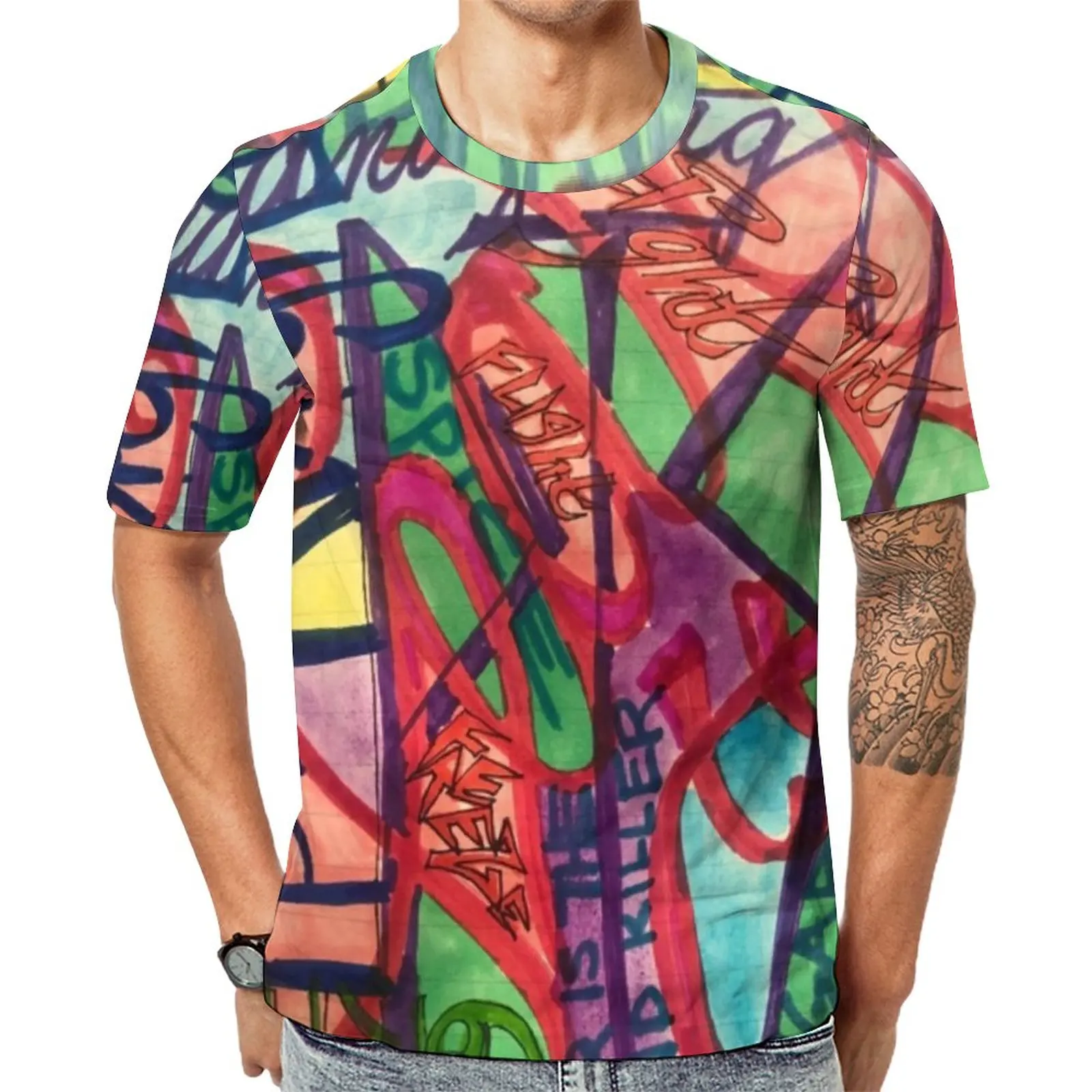 Word Graffiti Print T-Shirt Abstract Letter Popular T-Shirts Short Sleeve Graphic Tshirt Wholesale Original Fun Oversize Top Tee
Word Graffiti Print T-Shirt Abstract Letter Popular T-Shirts Short Sleeve Graphic Tshirt Wholesale Original Fun Oversize Top Tee
