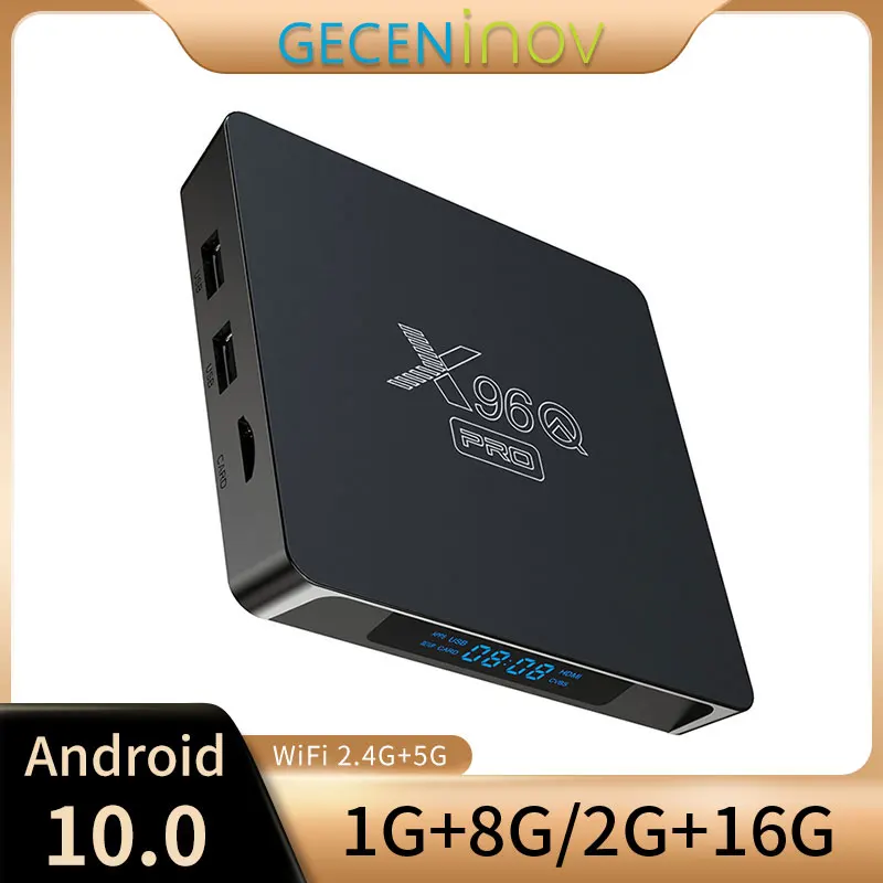 X96Q PRO Smart TV BOX Android 10.0 4k 2.4&5G Wifi Allwinner H313 Media Player 8GB 16GB Set Top Box Android Tv Box
X96Q PRO Smart TV BOX Android 10.0 4k 2.4&5G Wifi Allwinner H313 Media Player 8GB 16GB Set Top Box Android Tv Box