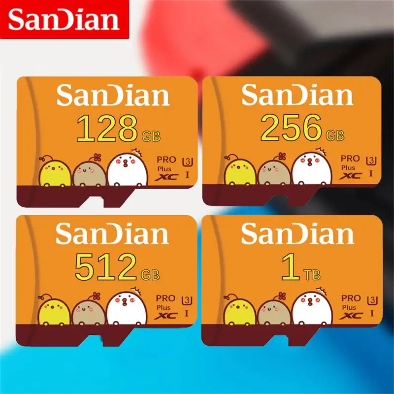 Флэш-карта памяти Micro TF SD на 1 ТБ 512 ГБ класс 10 V60 флэш-карта высокоскоростная