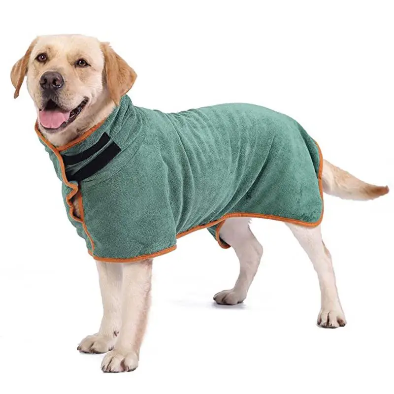 Adjustable Dog Bathrobe Towel Bath Robe Pet Bathrobe Drying Coat Absorbent Towel for Large Medium Small Dog Super Fast Dry Soft
Adjustable Dog Bathrobe Towel Bath Robe Pet Bathrobe Drying Coat Absorbent Towel for Large Medium Small Dog Super Fast Dry Soft