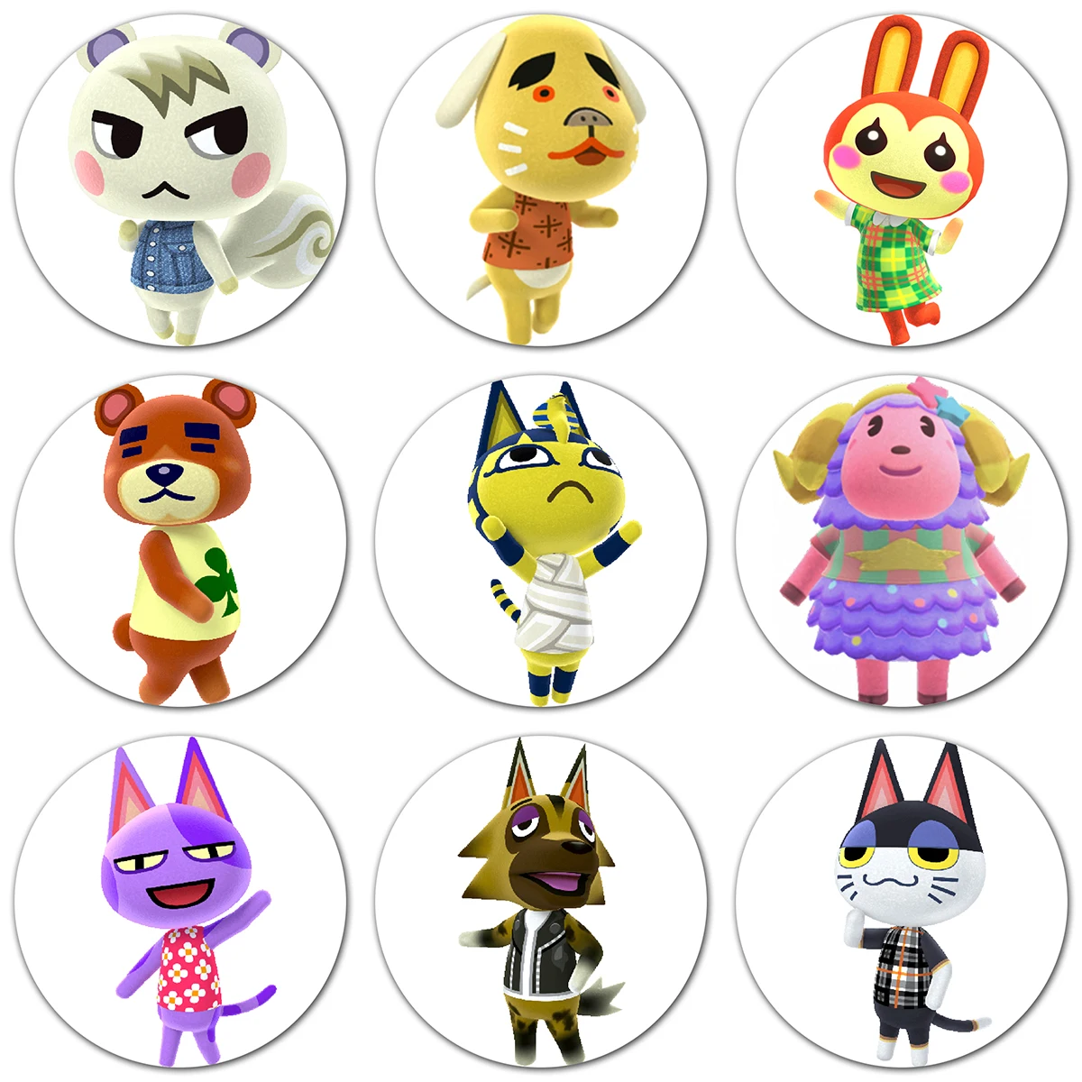 15Styles 58mm Animal Crossing Badges Kawaii Animal Series Brooches Cute Pins Anime Fans Collections Zucker Kevin Villager Gifts
15Styles 58mm Animal Crossing Badges Kawaii Animal Series Brooches Cute Pins Anime Fans Collections Zucker Kevin Villager Gifts
