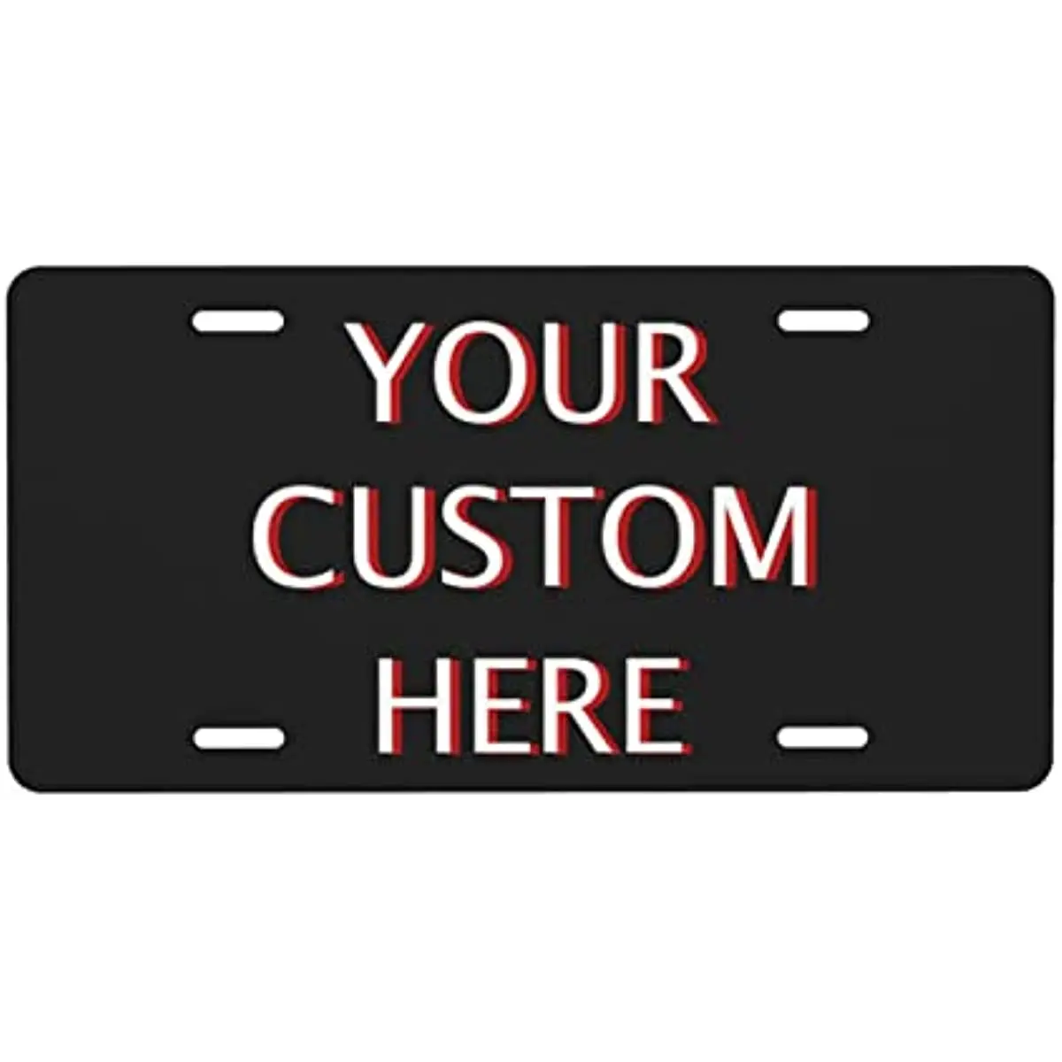 Custom License Plate Add Your Personalized Picture Text Logo Auto Car Tag Sign Customized Metal Cover Decorative Front 6x12 In
Custom License Plate Add Your Personalized Picture Text Logo Auto Car Tag Sign Customized Metal Cover Decorative Front 6x12 In