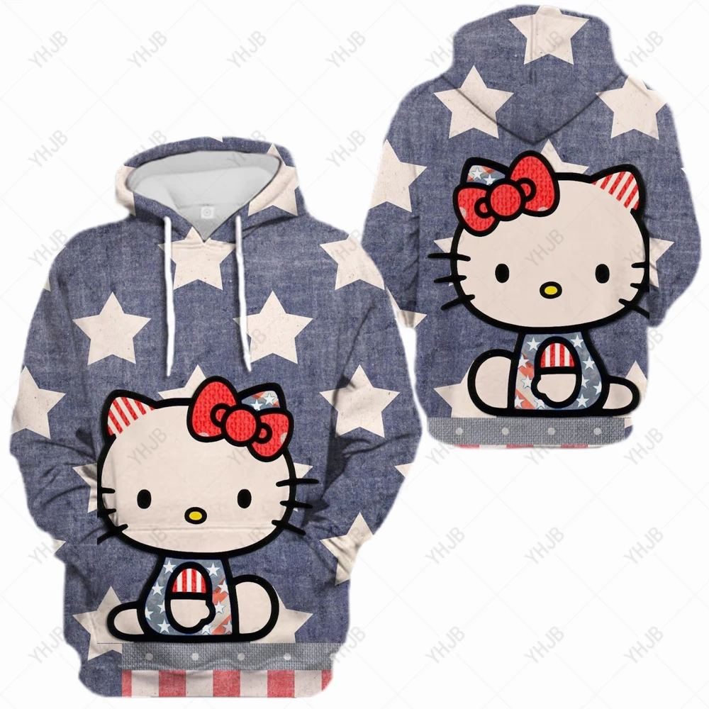Зимняя модная толстовка, женский элегантный свитшот с принтом Hello Kitty, Повседневная Свободная теплая куртка с карманами, женские топы, Детская толстовка
Зимняя модная толстовка, женский элегантный свитшот с принтом Hello Kitty, Повседневная Свободная теплая куртка с карманами, женские топы, Детская толстовка
