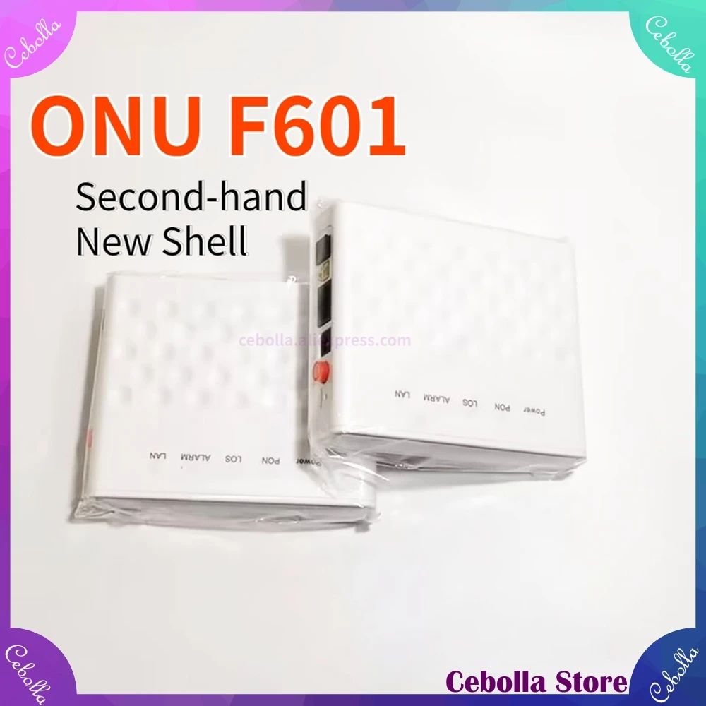 Hot Sale Second-hand F601 New Shell Usado GPON Terminal ONT Optical Terminal 1GE Port Same Function as ONU Version V6.0
Hot Sale Second-hand F601 New Shell Usado GPON Terminal ONT Optical Terminal 1GE Port Same Function as ONU Version V6.0