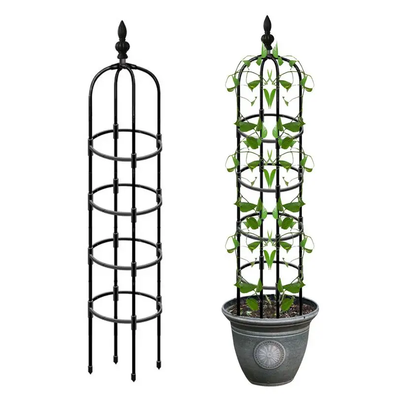Obelisk Plant Climbing Plant Vine Rack Garden Plant Climbing Trellis Spliced Steel Flower Frame Stand Plant Potted Support Frame
Obelisk Plant Climbing Plant Vine Rack Garden Plant Climbing Trellis Spliced Steel Flower Frame Stand Plant Potted Support Frame