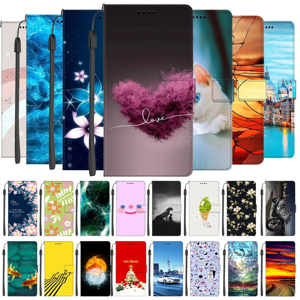 

Wallet Cases For Nokia G20 G10 X10 X20 5G Fashion Personalized Painted Bags For Nokia 7.2 5.4 6.2 Flip Leather Cover Cute lovely