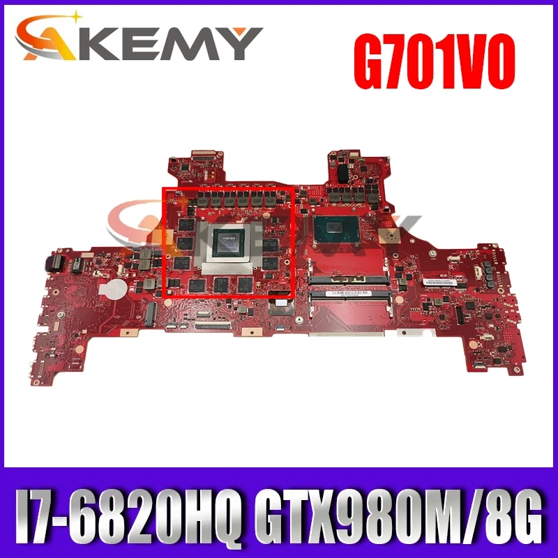 G701VO материнская плата I7-6820HQ ЦП GTX980M/8G для ASUS ROG G701VO G701V G701 GX700V Материнская плата ноутбука GX700VO протестированная материнская плата ОК
G701VO материнская плата I7-6820HQ ЦП GTX980M/8G для ASUS ROG G701VO G701V G701 GX700V Материнская плата ноутбука GX700VO протестированная материнская плата ОК