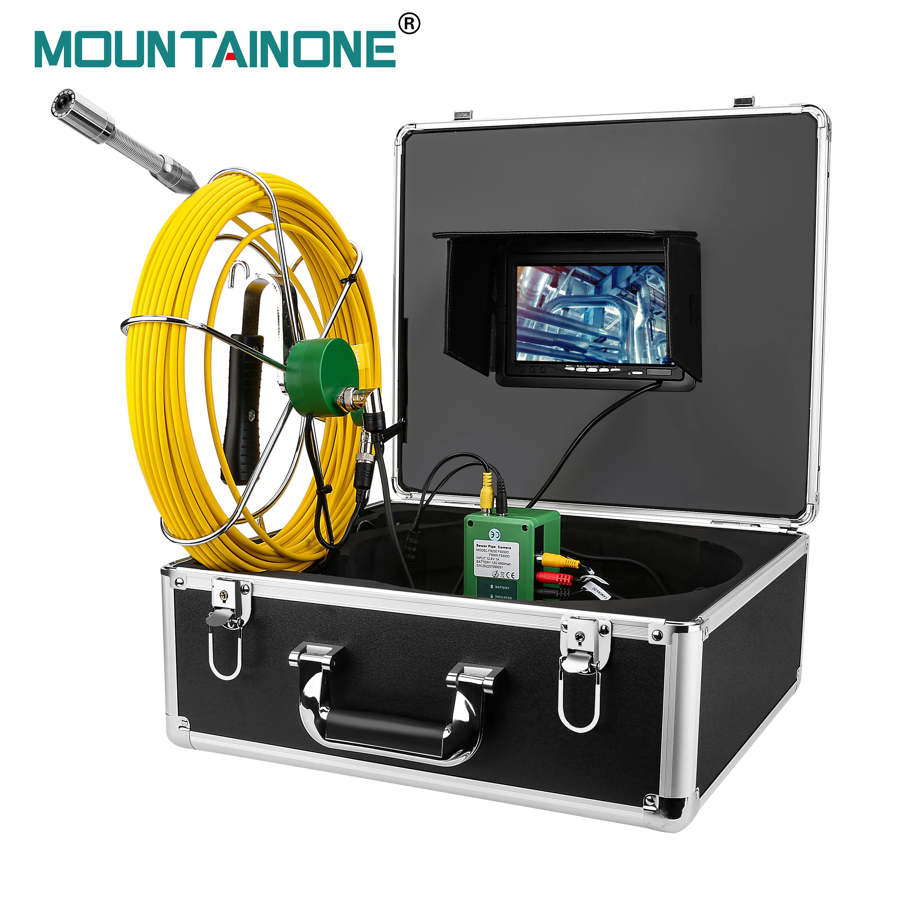 Pipe Inspection Camera, 20M/30M/50M IP68 Waterproof 7" LCD 16G DVR 1000TVL Drain Sewer Endoscope Camera System with 6W LEDs
Pipe Inspection Camera, 20M/30M/50M IP68 Waterproof 7" LCD 16G DVR 1000TVL Drain Sewer Endoscope Camera System with 6W LEDs