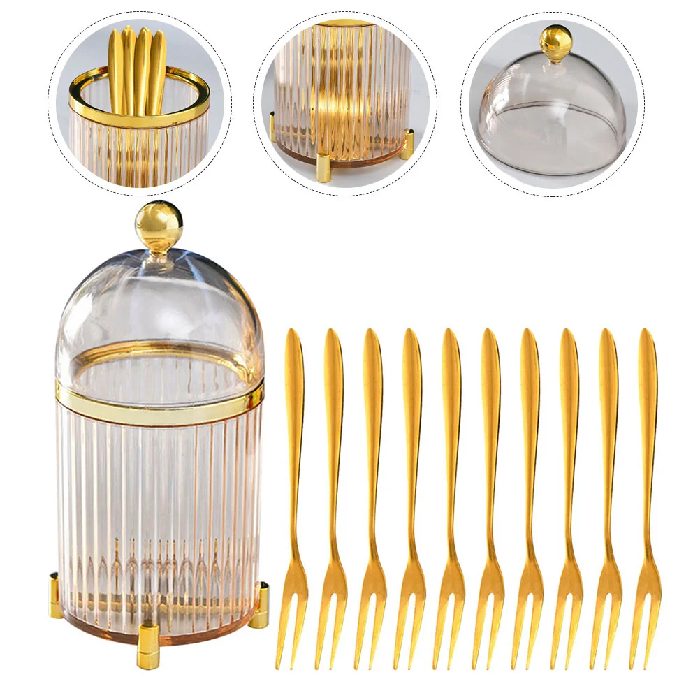 1 Set Creative Convenient Delicate Practical Durable Fruit Picks Fruit Forks for Home
1 Set Creative Convenient Delicate Practical Durable Fruit Picks Fruit Forks for Home