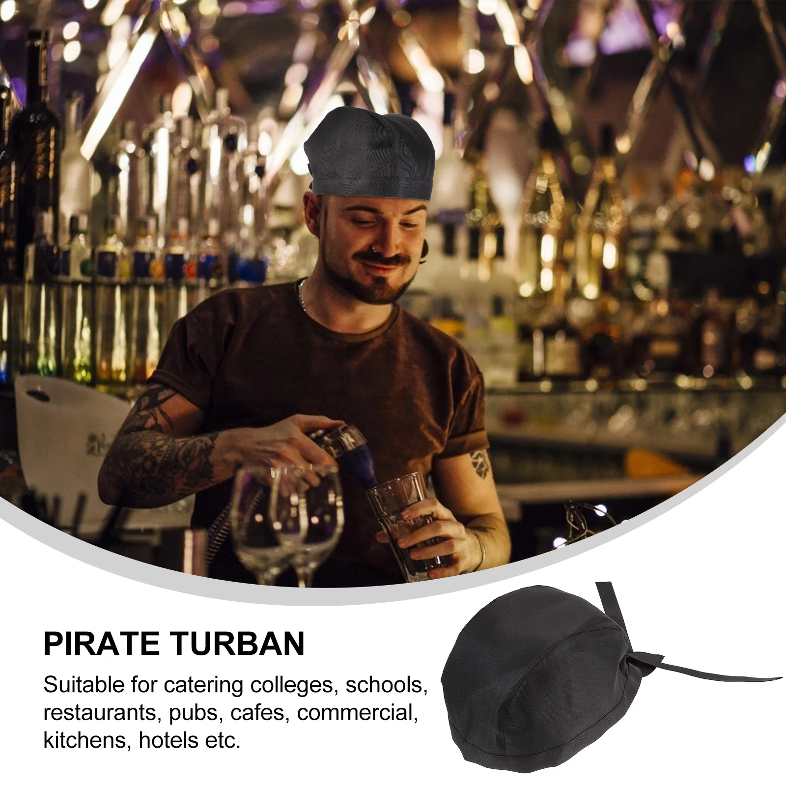 Hat Chef Cap Hatsmencooking Turban Kitchen Catering Caps Womenbeanie Server Scrub Baker Black Pirate Unisex Ribbon Cook Headwear
Hat Chef Cap Hatsmencooking Turban Kitchen Catering Caps Womenbeanie Server Scrub Baker Black Pirate Unisex Ribbon Cook Headwear