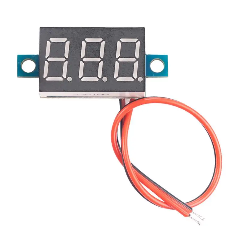 LED Digital Voltmeter Car Mobile Power Voltage Tester Detector Adopts Polarity Protection Circuit
LED Digital Voltmeter Car Mobile Power Voltage Tester Detector Adopts Polarity Protection Circuit