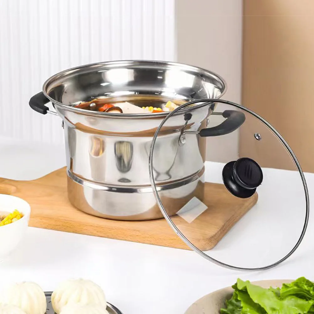 Stainless Steel Sauce Pan Deep Fryer Stock Pot Steamer Single Handle Small Saucepan Lo Mein Chip Basket Lid
Stainless Steel Sauce Pan Deep Fryer Stock Pot Steamer Single Handle Small Saucepan Lo Mein Chip Basket Lid