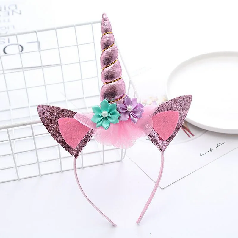 Unicorn Hair Band Pink Unicornio Flowers Rainbow Horse Headband Princess Girl Costume Happy Unicorn Birthday Party Hats
Unicorn Hair Band Pink Unicornio Flowers Rainbow Horse Headband Princess Girl Costume Happy Unicorn Birthday Party Hats