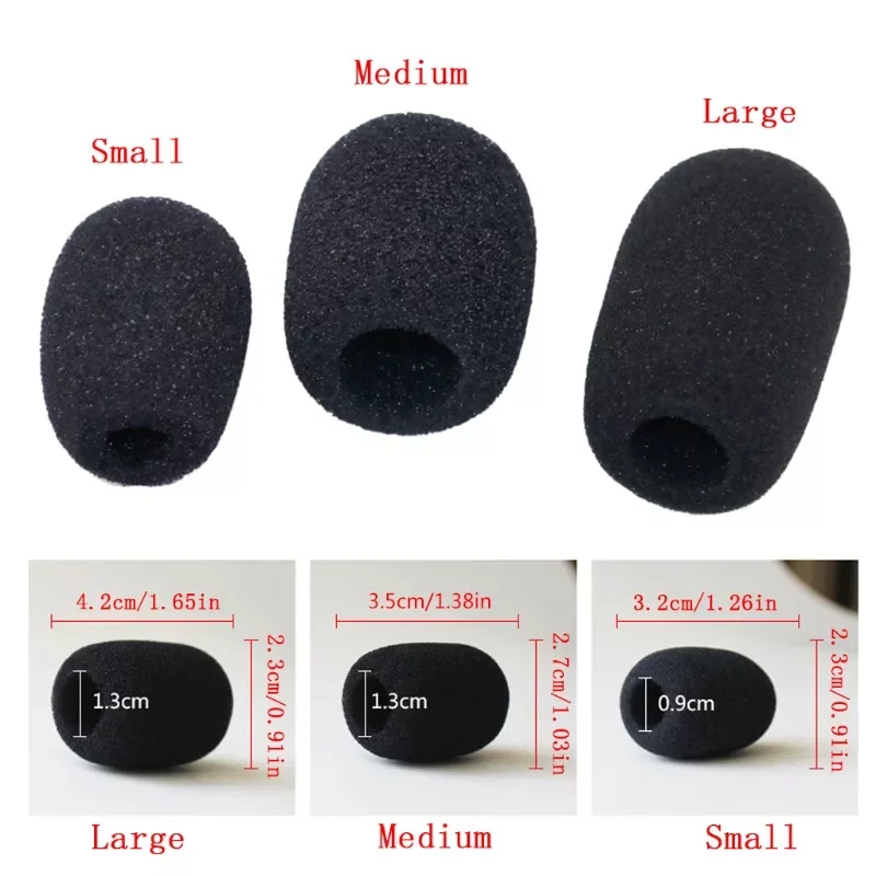 10PCS Microphone Windscreen Sponge Cover Headset Mic Foam Cover Protective Cap for Gooseneck Meeting Mic
10PCS Microphone Windscreen Sponge Cover Headset Mic Foam Cover Protective Cap for Gooseneck Meeting Mic