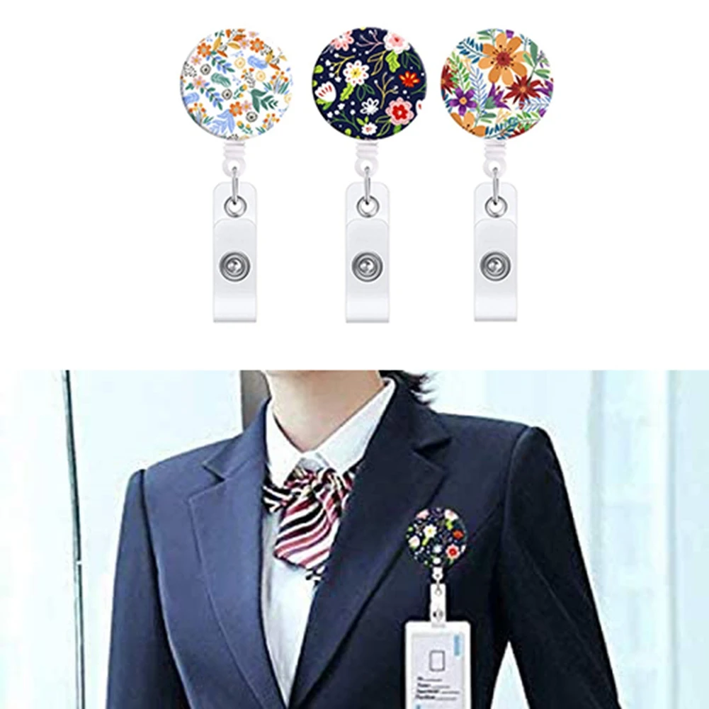 3PCS Badge Reels Retractable Flower Badge Holder with Alligator Clip Id Name Tag Holders for Office Worker Nurses
3PCS Badge Reels Retractable Flower Badge Holder with Alligator Clip Id Name Tag Holders for Office Worker Nurses