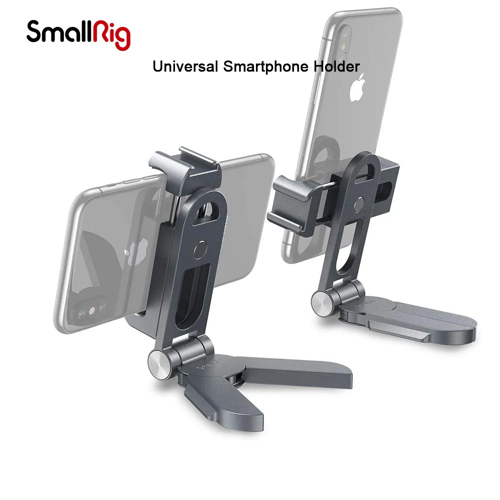 SmallRig Universal Smartphone Holder Mobile Phone Clamp With Arca-Swiss Baseplate For Vlogging /Live-streaming/Video-2415
SmallRig Universal Smartphone Holder Mobile Phone Clamp With Arca-Swiss Baseplate For Vlogging /Live-streaming/Video-2415