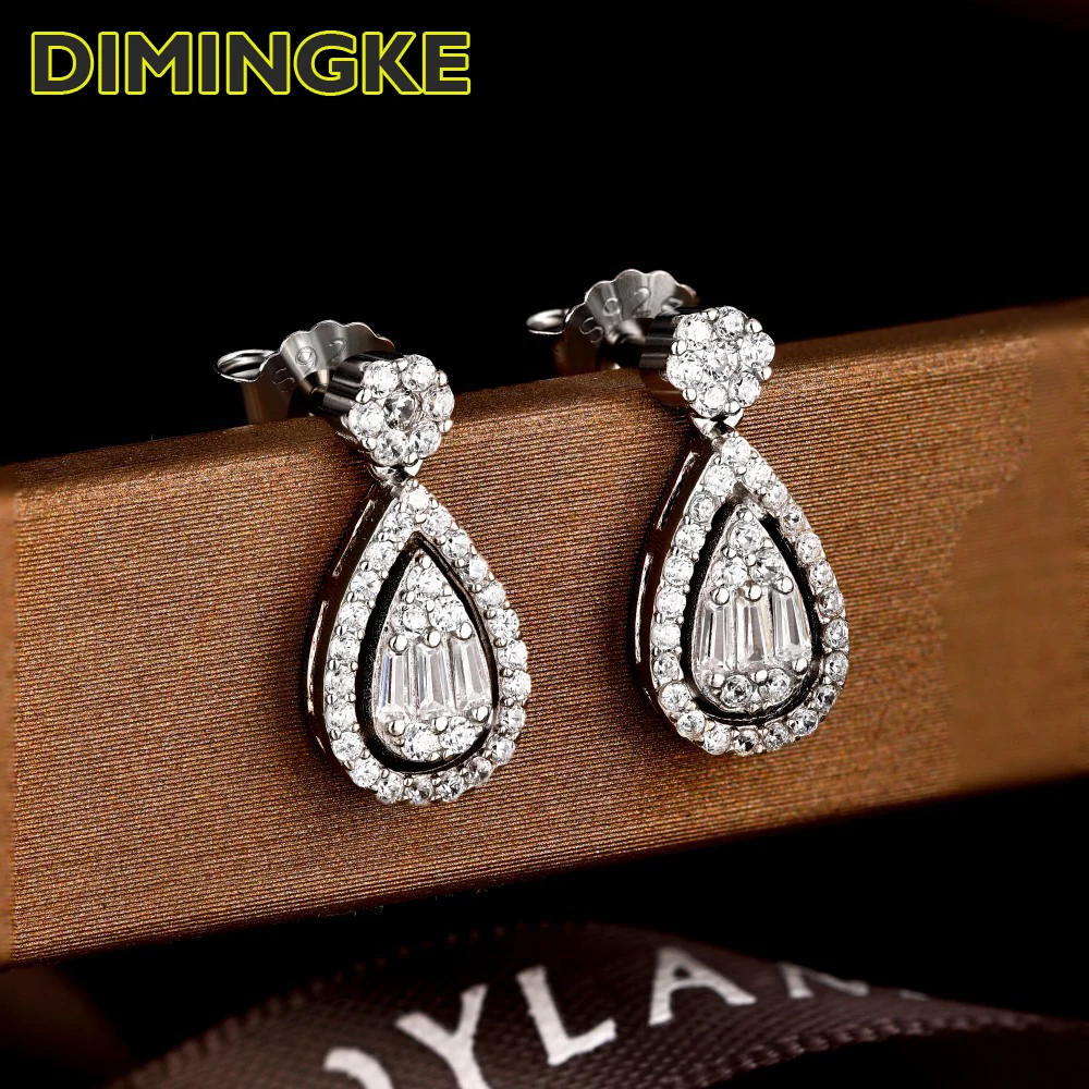 DIMINGKE 100%-S925 Silver High Carbon Diamond Water Drop Earrings Women's Fine Jewelry Wedding Party Birthday Gift
DIMINGKE 100%-S925 Silver High Carbon Diamond Water Drop Earrings Women's Fine Jewelry Wedding Party Birthday Gift