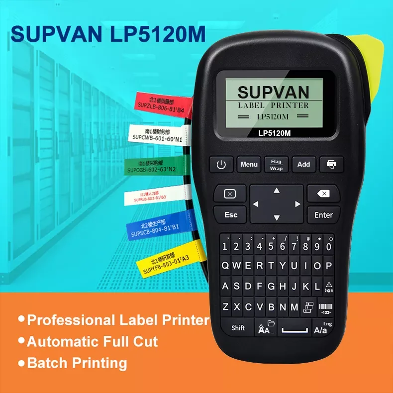 New Portable Labels Printer Printing Machine Wireless Label Maker Industrial Thermal Transfer Labeler Widely Use LP5120M 
New Portable Labels Printer Printing Machine Wireless Label Maker Industrial Thermal Transfer Labeler Widely Use LP5120M