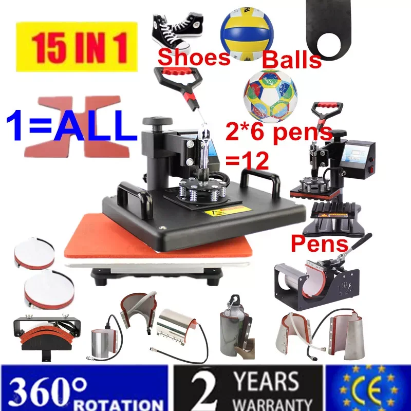 2022 15 In 1 Combo Multifunctional Sublimation Heat Press Machine T Shirt Heat Transfer Printer For
2022 15 In 1 Combo Multifunctional Sublimation Heat Press Machine T Shirt Heat Transfer Printer For