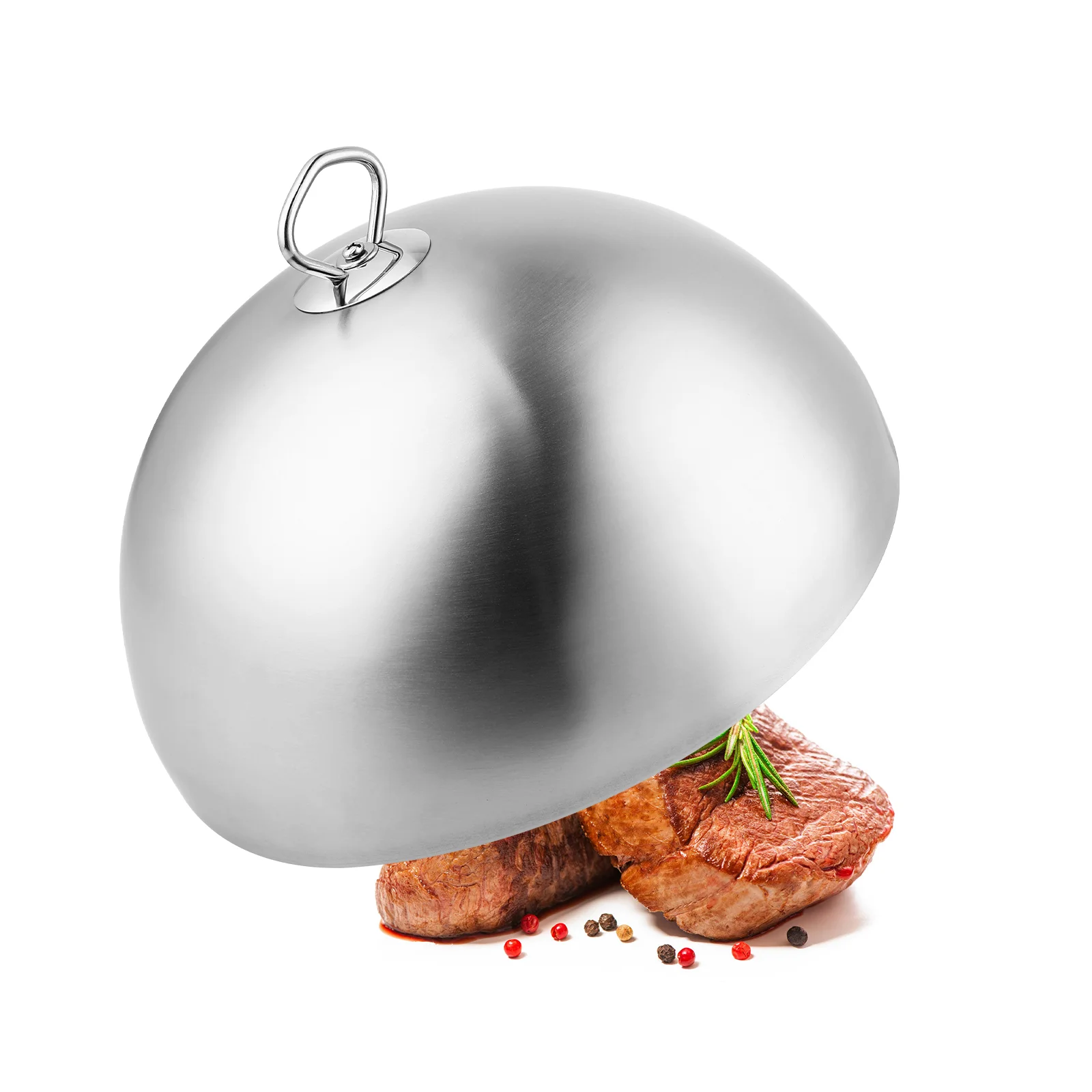 1pc Serving Cover Oilproof Dish Cover Stainless Steel Cover Lid Cheese Panini Basting Cover
1pc Serving Cover Oilproof Dish Cover Stainless Steel Cover Lid Cheese Panini Basting Cover
