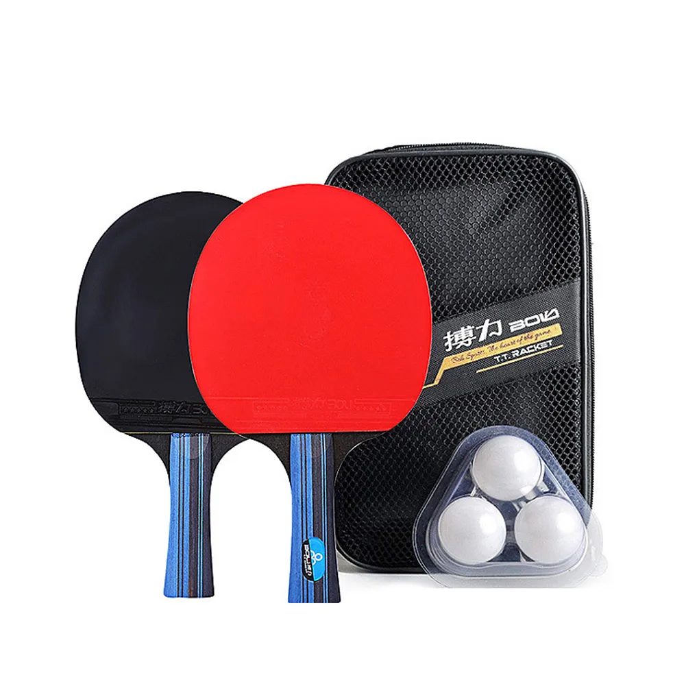 3 Star Table Tennis Racket 5 Layer Pingpong Bat Set With 3 Bag Long Handle Powerful Ping Pong Racket Bat For Adult Club Training
3 Star Table Tennis Racket 5 Layer Pingpong Bat Set With 3 Bag Long Handle Powerful Ping Pong Racket Bat For Adult Club Training