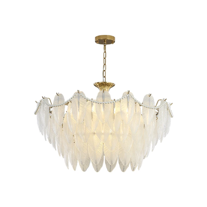 Modern Simple Decor Pearl Feather Glass Chandelier Luxury Living Room Lamp Bedroom Dining Room Kitchen Designer Pendant Light
Modern Simple Decor Pearl Feather Glass Chandelier Luxury Living Room Lamp Bedroom Dining Room Kitchen Designer Pendant Light