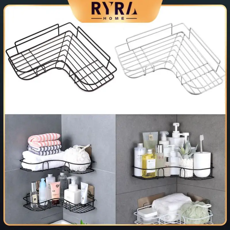 Wall Mounted Shampoo Storage Rack For Kitchen Holder Bathroom Corner Rack Strong Bearing Capacity Home Storage Organizer
Wall Mounted Shampoo Storage Rack For Kitchen Holder Bathroom Corner Rack Strong Bearing Capacity Home Storage Organizer