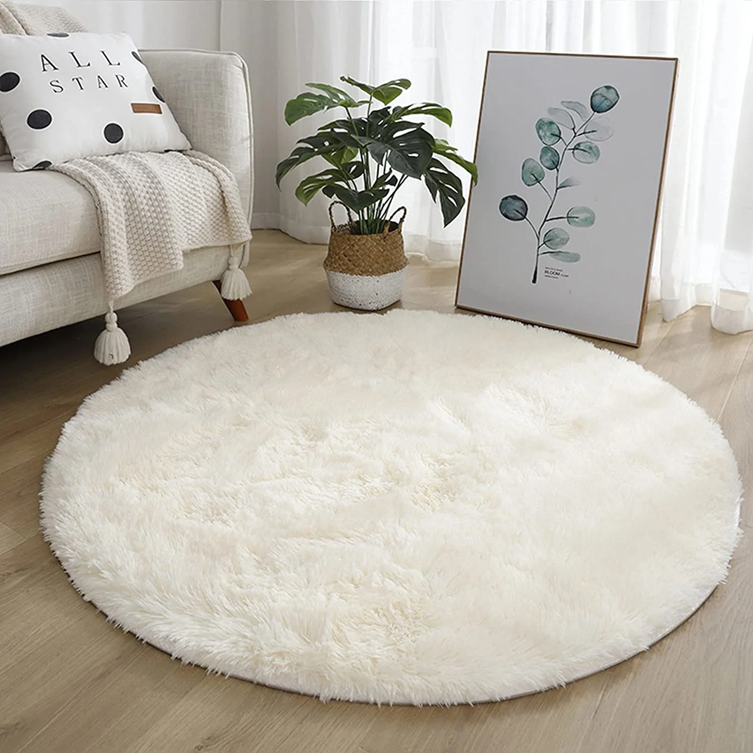 QianXuan Fluffy Round Soft Carpets For Living Room Long Plush Rugs Bedroom Kids Room Decor Area Rugs Bedside Shaggy Floor Mats
QianXuan Fluffy Round Soft Carpets For Living Room Long Plush Rugs Bedroom Kids Room Decor Area Rugs Bedside Shaggy Floor Mats